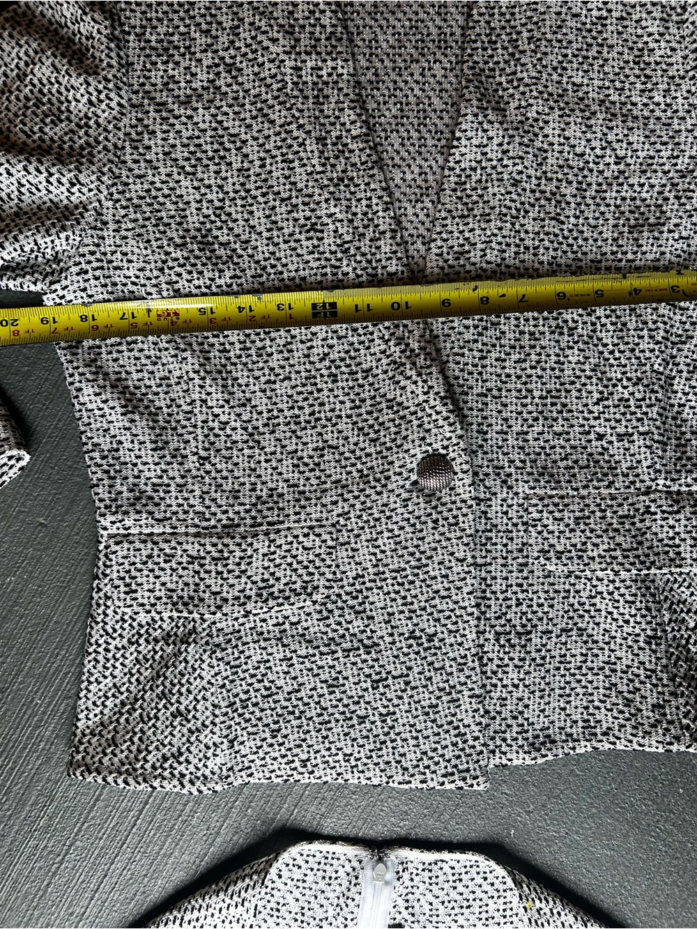 St. John Black and White Tweed Pencil Skirt Set - Picture 8 of 15